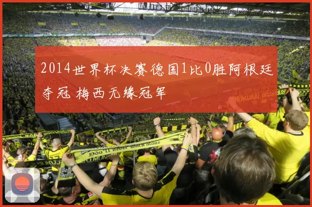 2014世界杯决赛德国1比0胜阿根廷夺冠 梅西无缘冠军